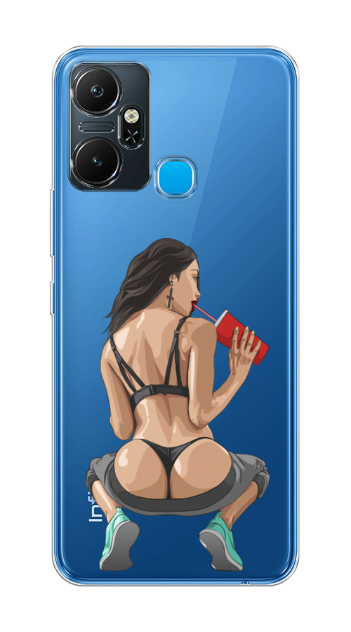 

Чехол на Infinix Smart 6 Plus "Сочные булочки", Бежевый;красный;черный, 3102350-6