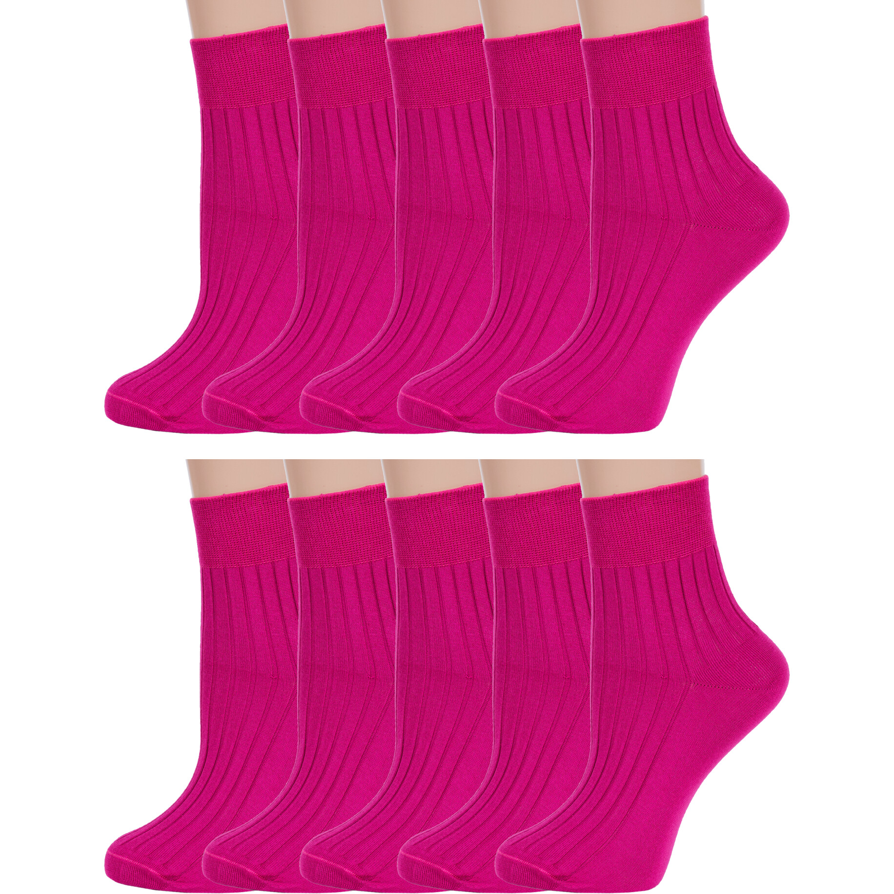 

Комплект носков женских Rusocks 10-Ж3-11001 розовых 23, 10 пар, Розовый, 10-Ж3-11001