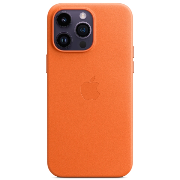 

Apple iPhone 14 Pro Max Leather MagSafe Orange (MPPR3)