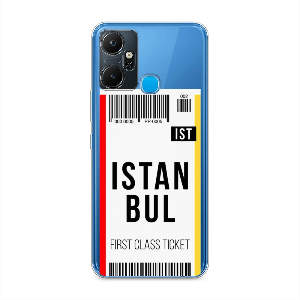 

Чехол для Infinix Smart 6 Plus "Билет в Стамбул", Белый;черный;красный, 3102350-6