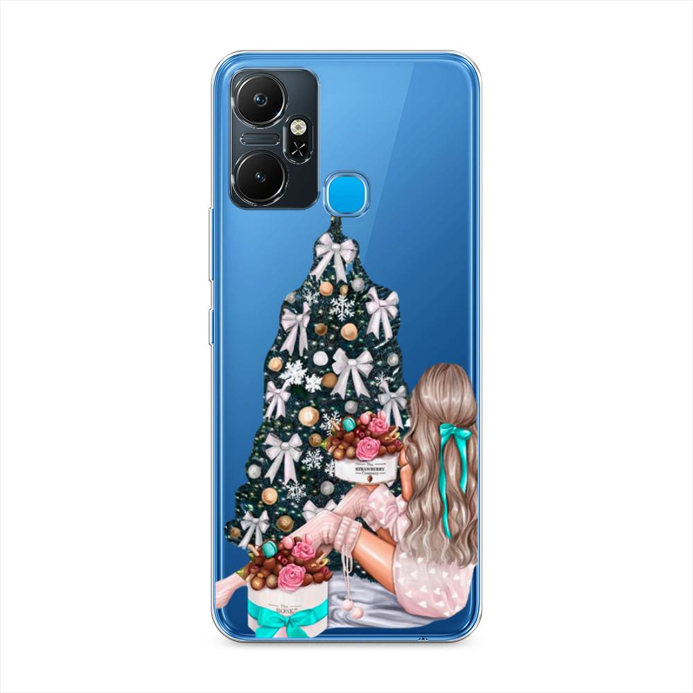 

Чехол для Infinix Smart 6 Plus "New Year", Зеленый;бежевый;голубой, 3102350-5