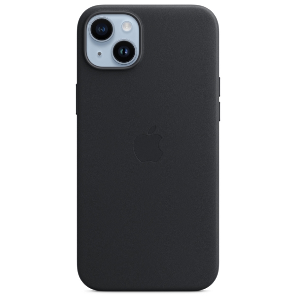 фото Чехол apple iphone 14 plus leather magsafe midnight (mpp93)
