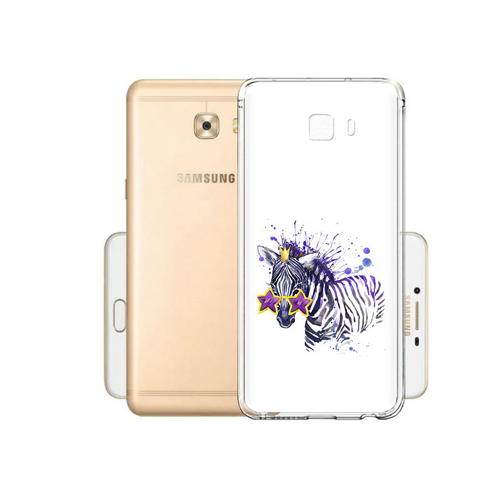 

Чехол MyPads Tocco для Samsung Galaxy C9 Pro акварельная зебра, Прозрачный, Tocco
