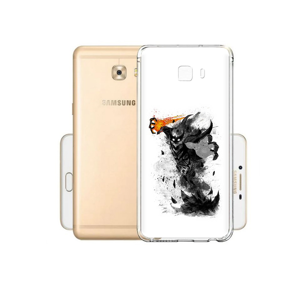 

Чехол MyPads Tocco для Samsung Galaxy C9 Pro nevermore черно белый, Прозрачный, Tocco