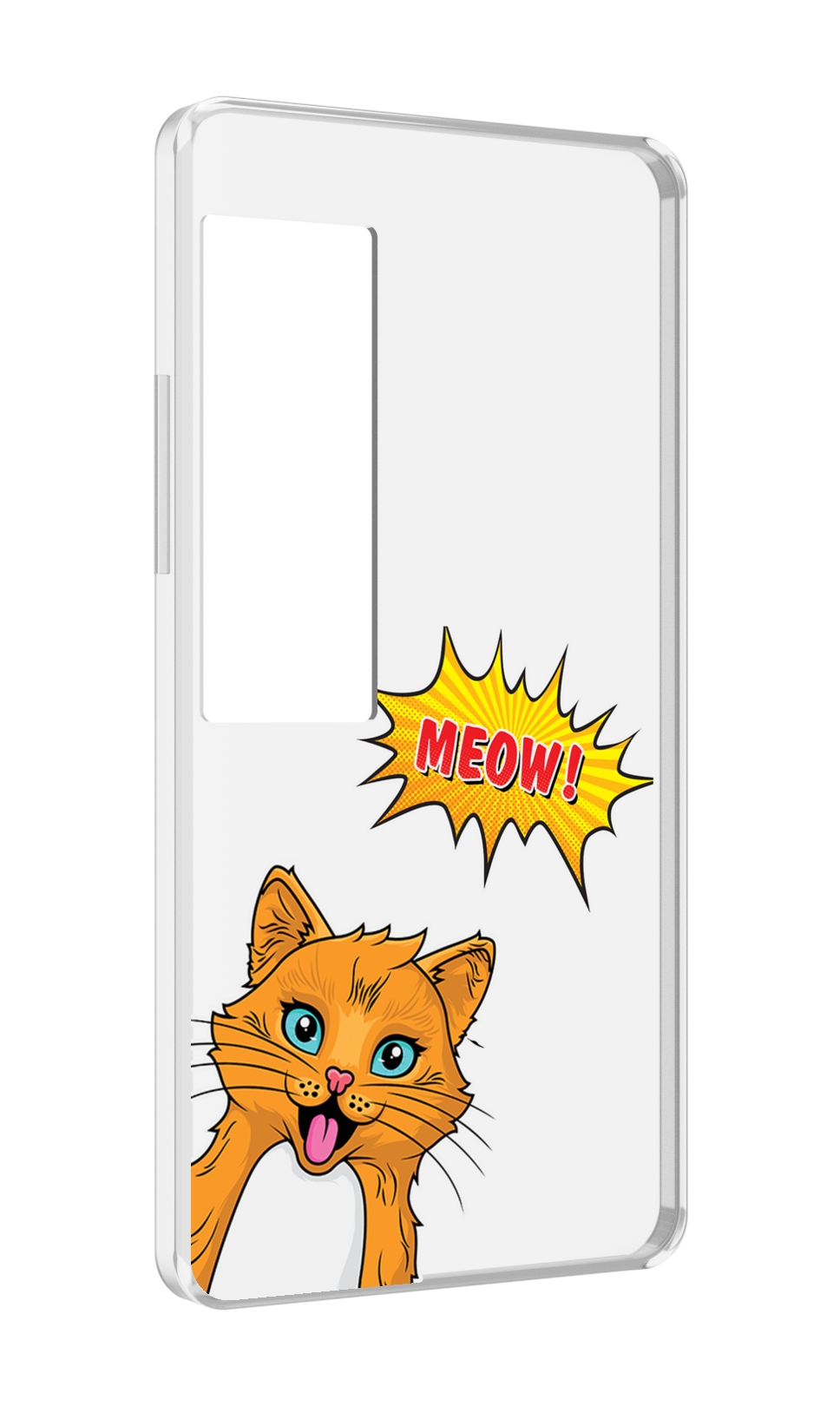 

Чехол MyPads кот-мяу детский для Meizu Pro 7 Plus, Прозрачный, Tocco