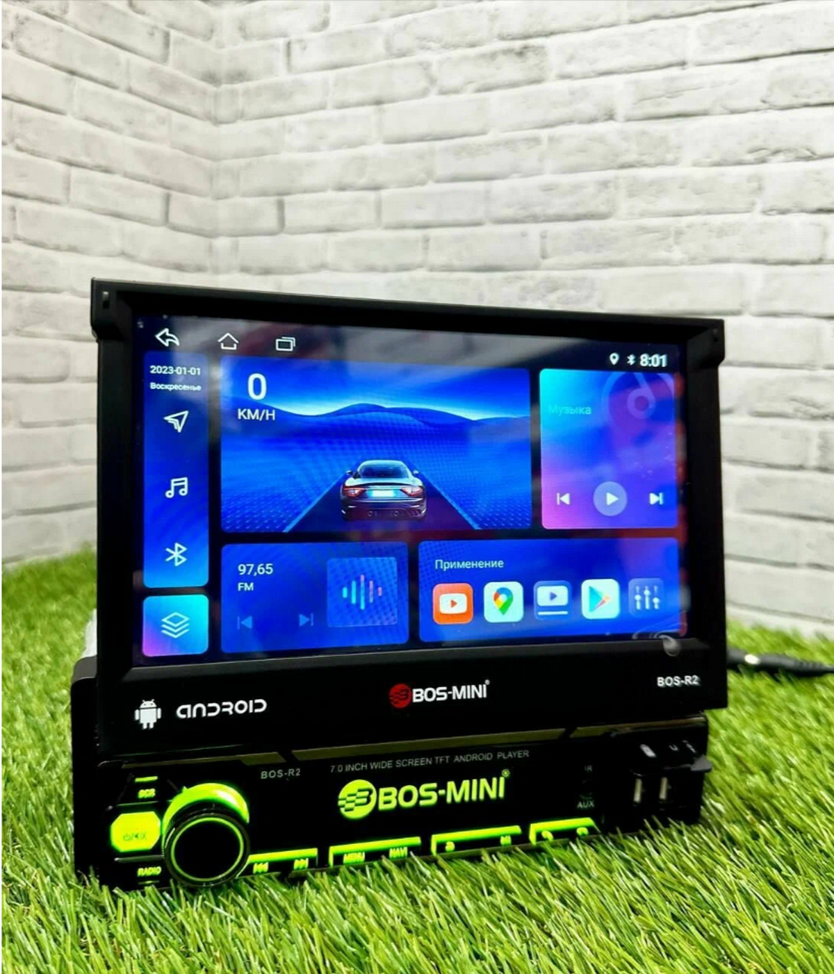 

Автомобильная магнитола Bos-Mini BOS-R2 7"/Android/4+64GB Выездной экран