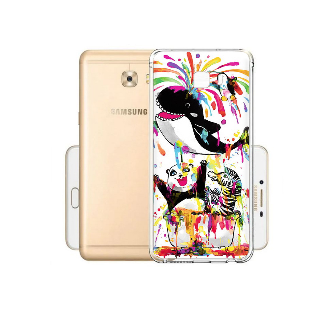 

Чехол MyPads Tocco для Samsung Galaxy C9 Pro Хиппи кит, Прозрачный, Tocco