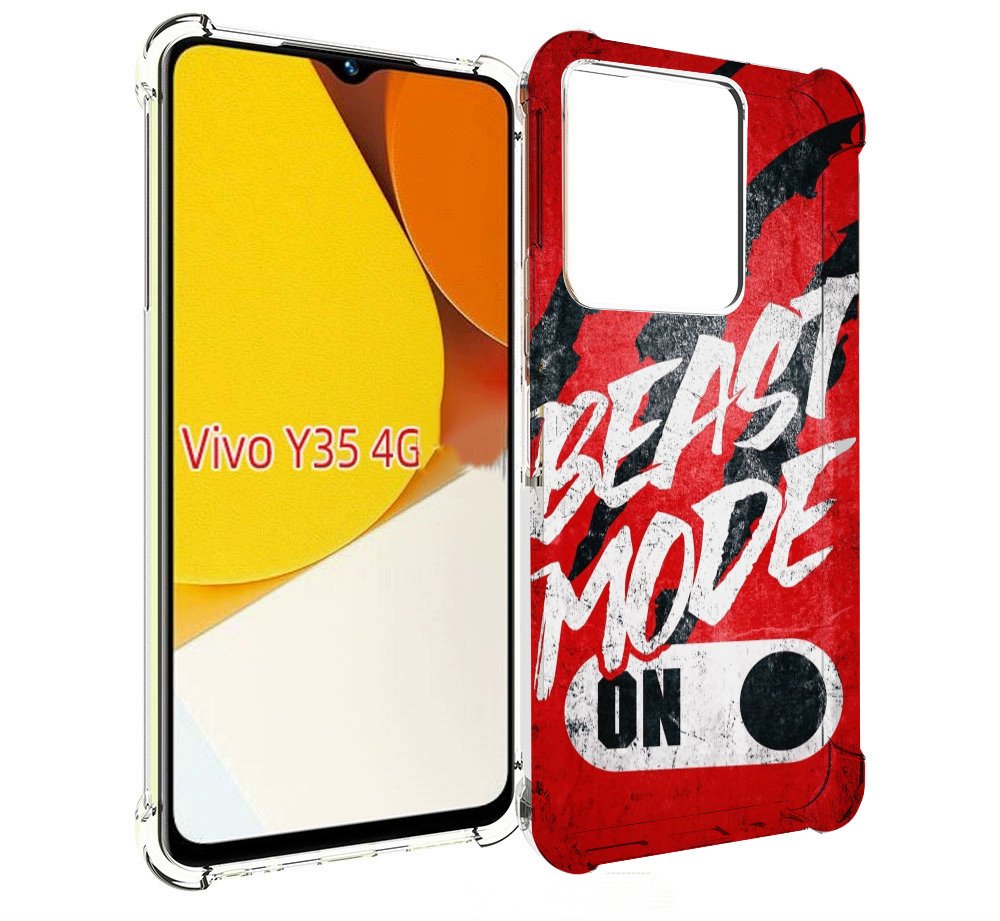 

Чехол MyPads BEAST inside You для Vivo Y35 4G 2022 / Vivo Y22, Прозрачный, Tocco
