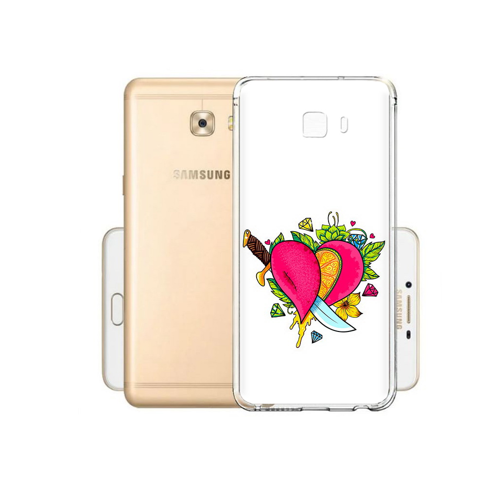 

Чехол MyPads Tocco для Samsung Galaxy C9 Pro Фруктовое сердце, Прозрачный, Tocco