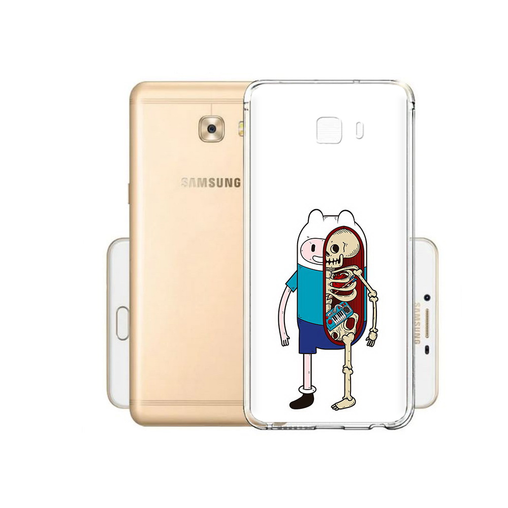 

Чехол MyPads Tocco для Samsung Galaxy C9 Pro Финн скелет, Прозрачный, Tocco