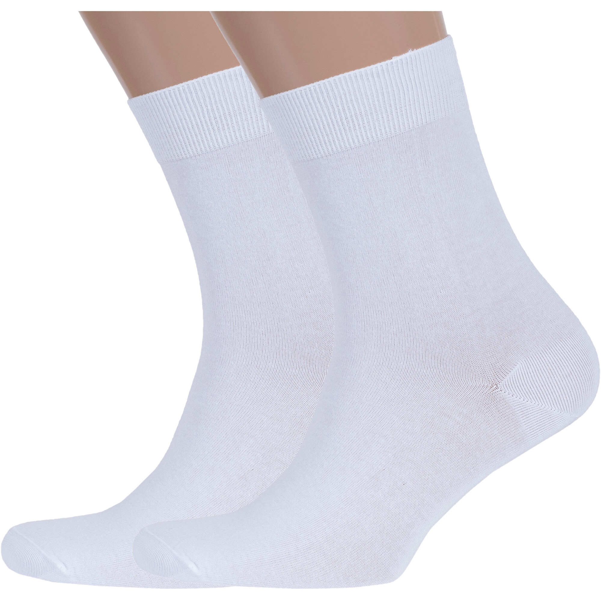 

Комплект носков мужских Rusocks 2-М-1134 белых 31, Белый, 2-М-1134