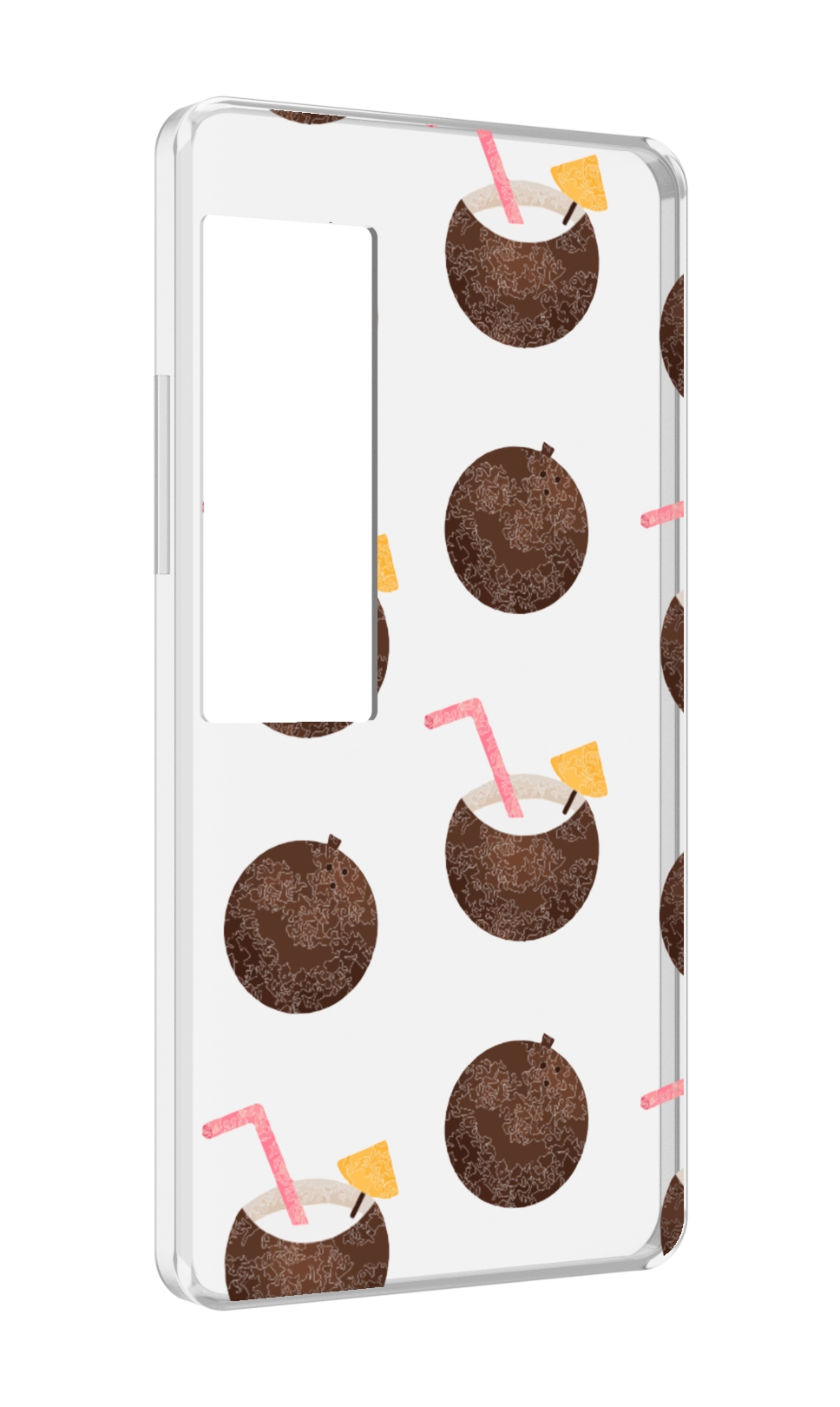 

Чехол MyPads кокосики для Meizu Pro 7 Plus, Прозрачный, Tocco