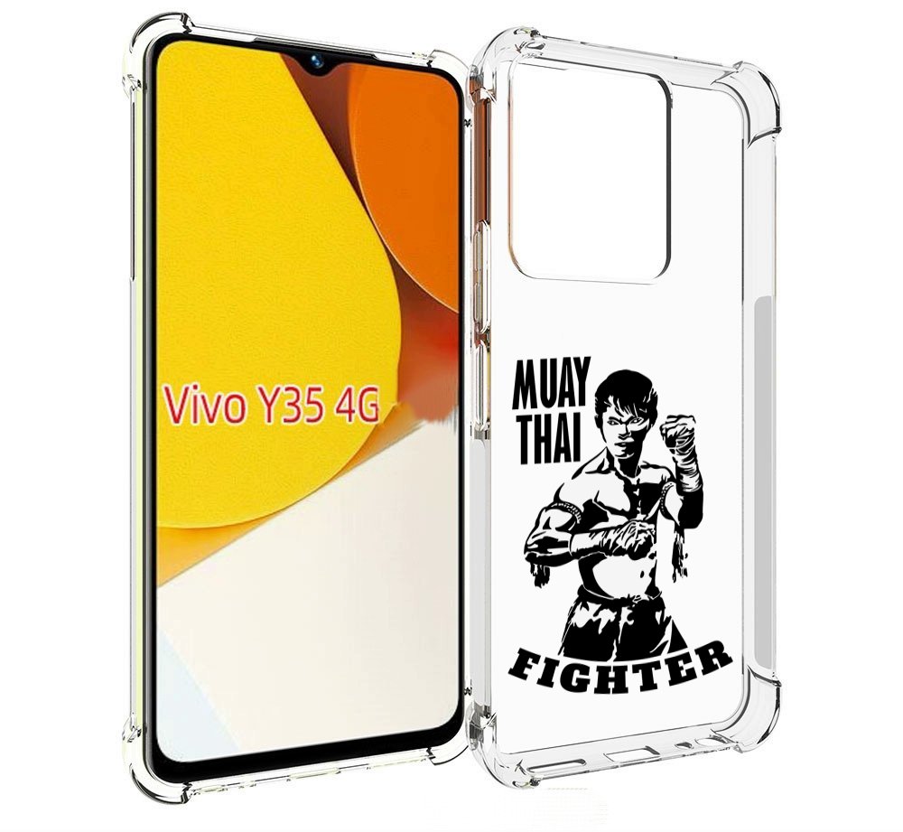 

Чехол MyPads Единоборства муайтай для Vivo Y35 4G 2022 / Vivo Y22, Прозрачный, Tocco