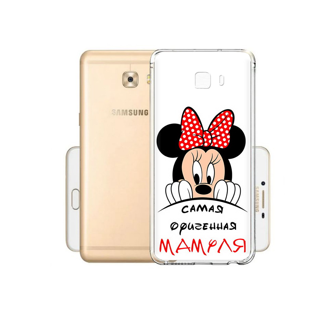 

Чехол MyPads Tocco для Samsung Galaxy C9 Pro Самая лучшая мамуля Мини Маус, Прозрачный, Tocco