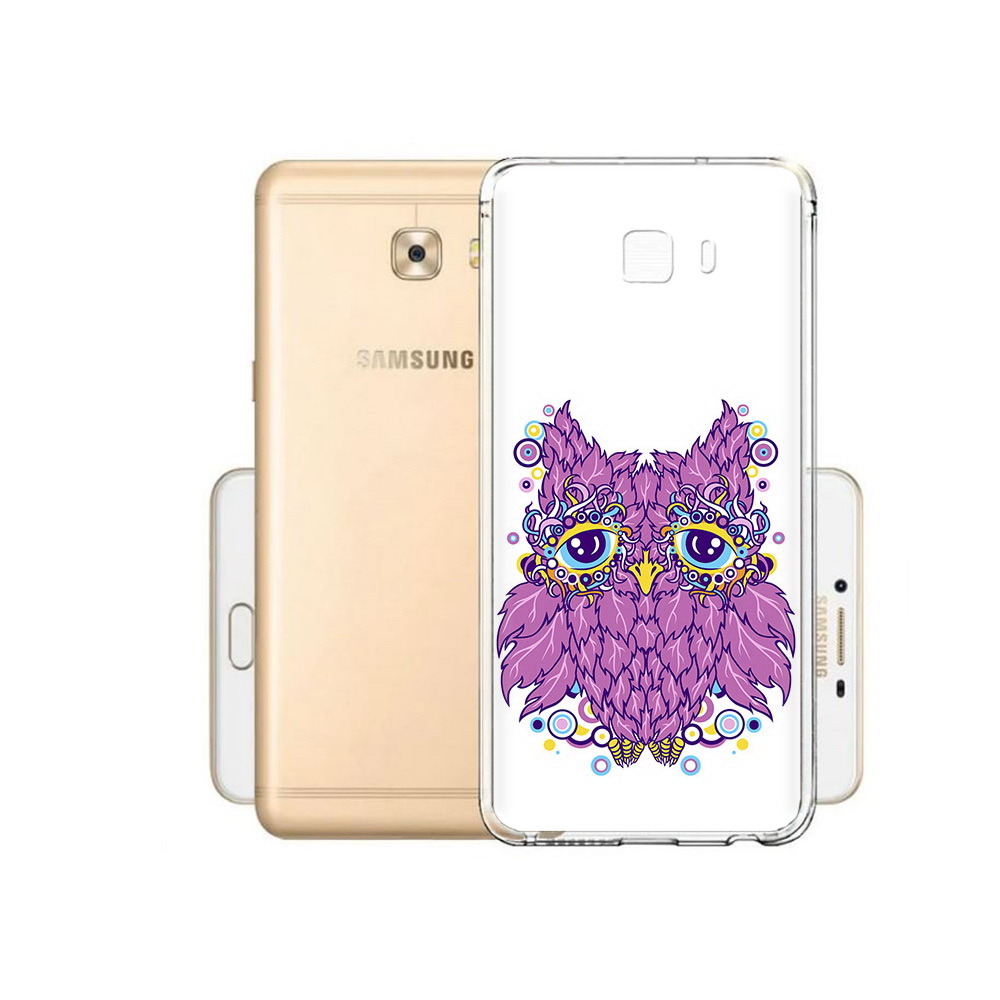 

Чехол MyPads Tocco для Samsung Galaxy C9 Pro Розовая сова, Прозрачный, Tocco
