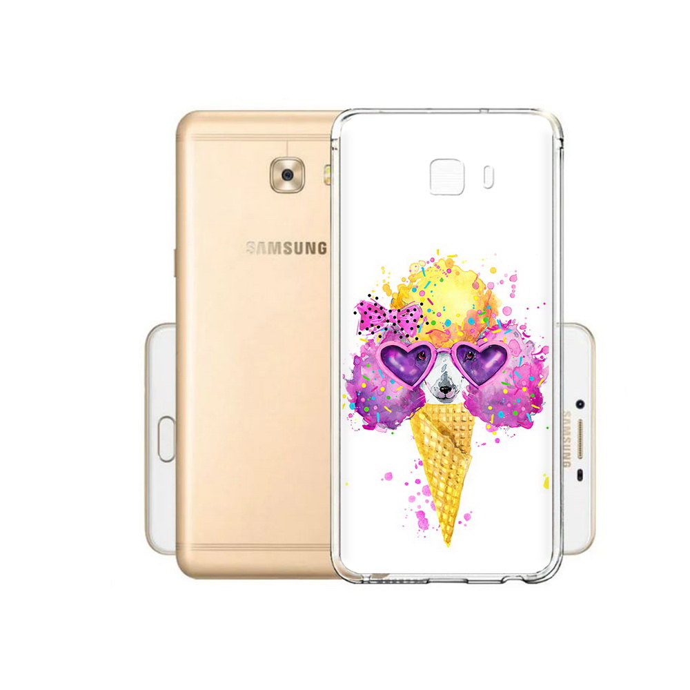 

Чехол MyPads Tocco для Samsung Galaxy C9 Pro Рожок, Прозрачный, Tocco