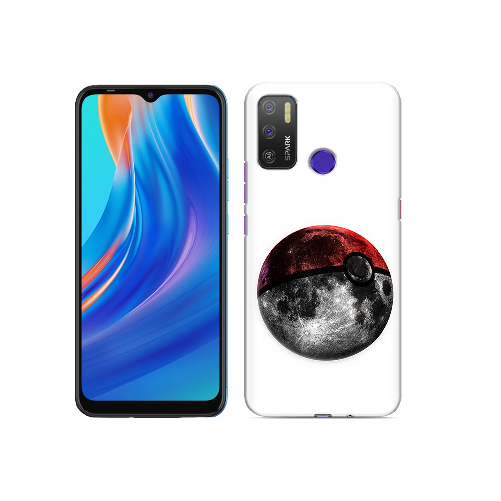 

Чехол MyPads Tocco для Tecno Spark 5 Air планета покебол, Прозрачный, Tocco