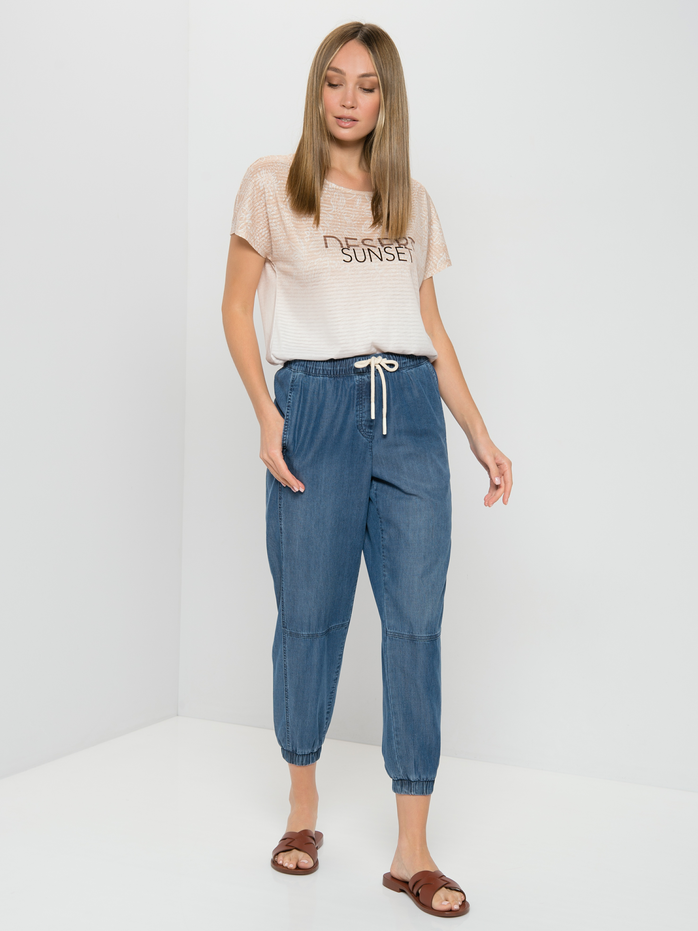 

Футболка женская Gerry Weber 670103-44035-7099 коричневая 44, 670103-44035-7099