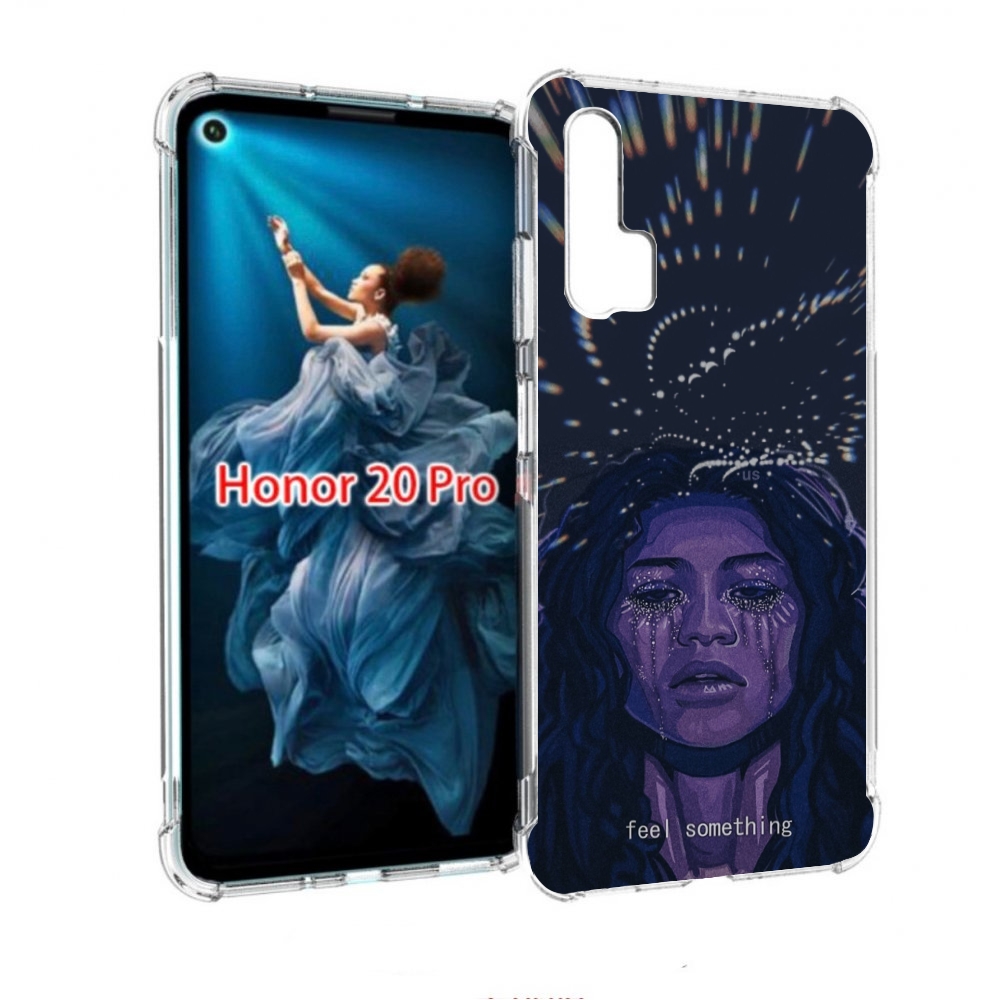 

Чехол бампер MyPads чувствую себя непонятно женский для Honor 20, Прозрачный, Tocco