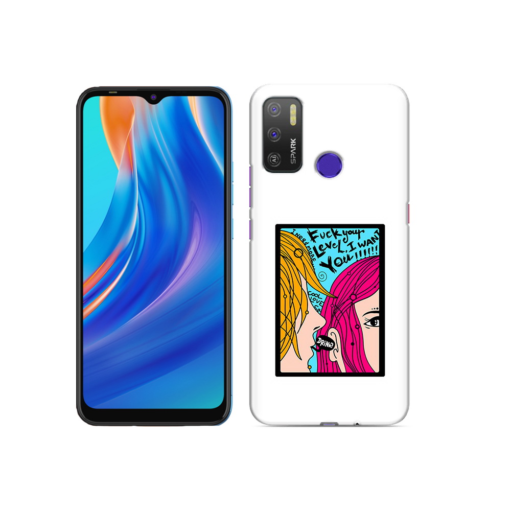 

Чехол MyPads Tocco для Tecno Spark 5 Air Выпьем, Прозрачный, Tocco