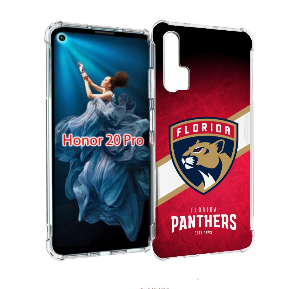 

Чехол бампер MyPads флорида пантерс для Honor 20 Pro противоударный, Прозрачный, Tocco