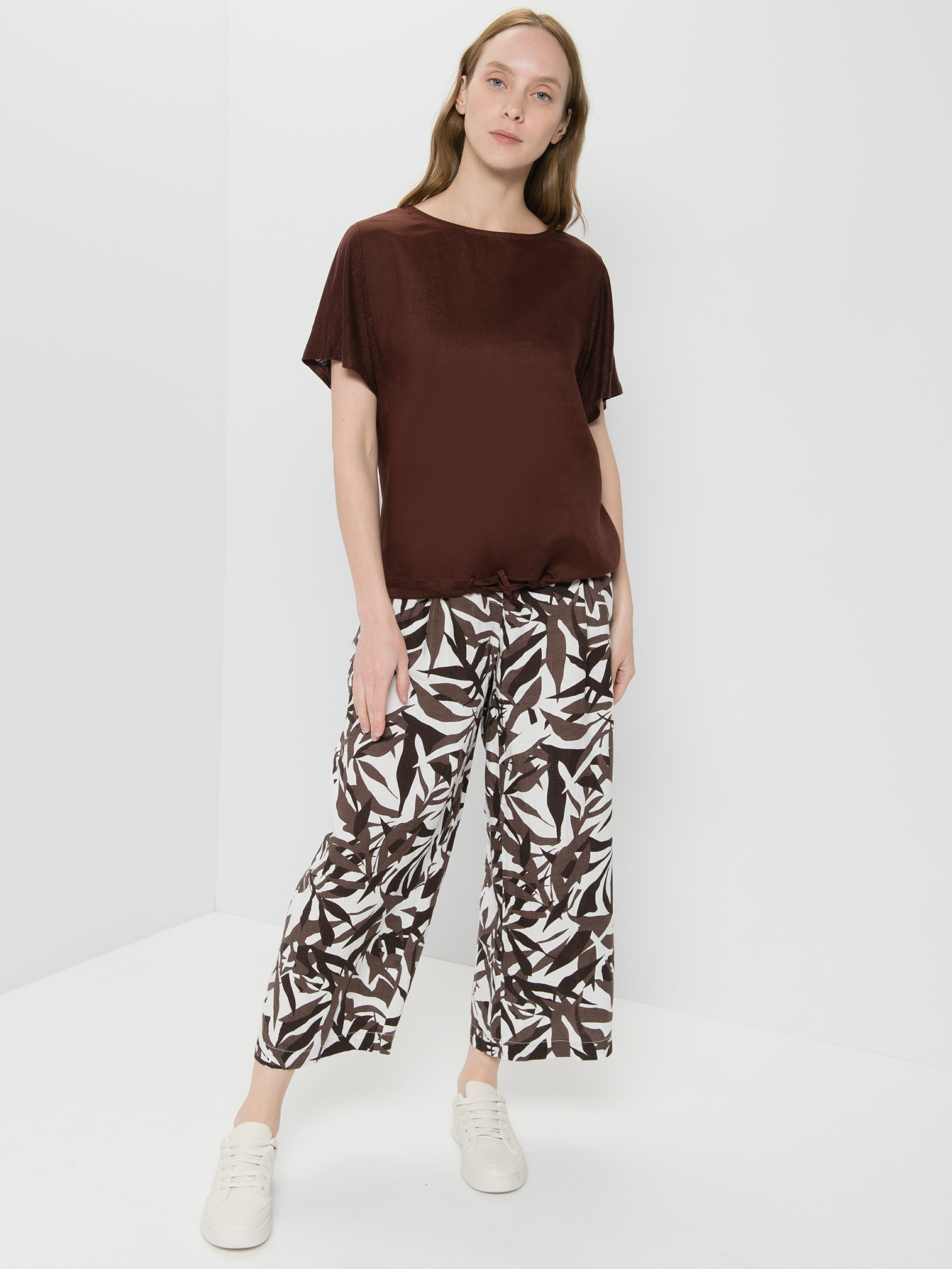 

Футболка женская Gerry Weber 670086-44024-60693 бордовая 46, 670086-44024-60693