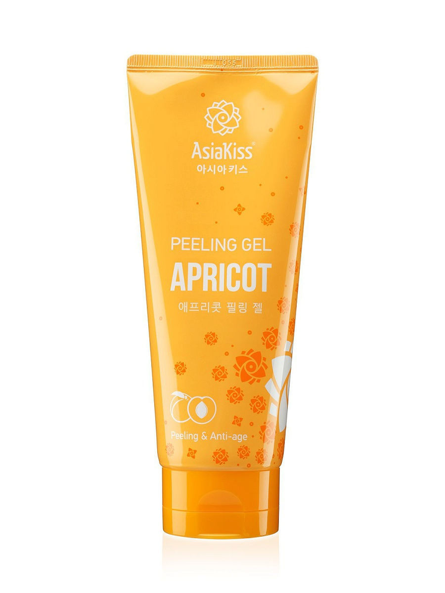 <b>Пилинг</b> гель Asiakiss, с экстрактом <b>абрикоса</b>, appricot <b>peeling</b> gel, 180мл, А...