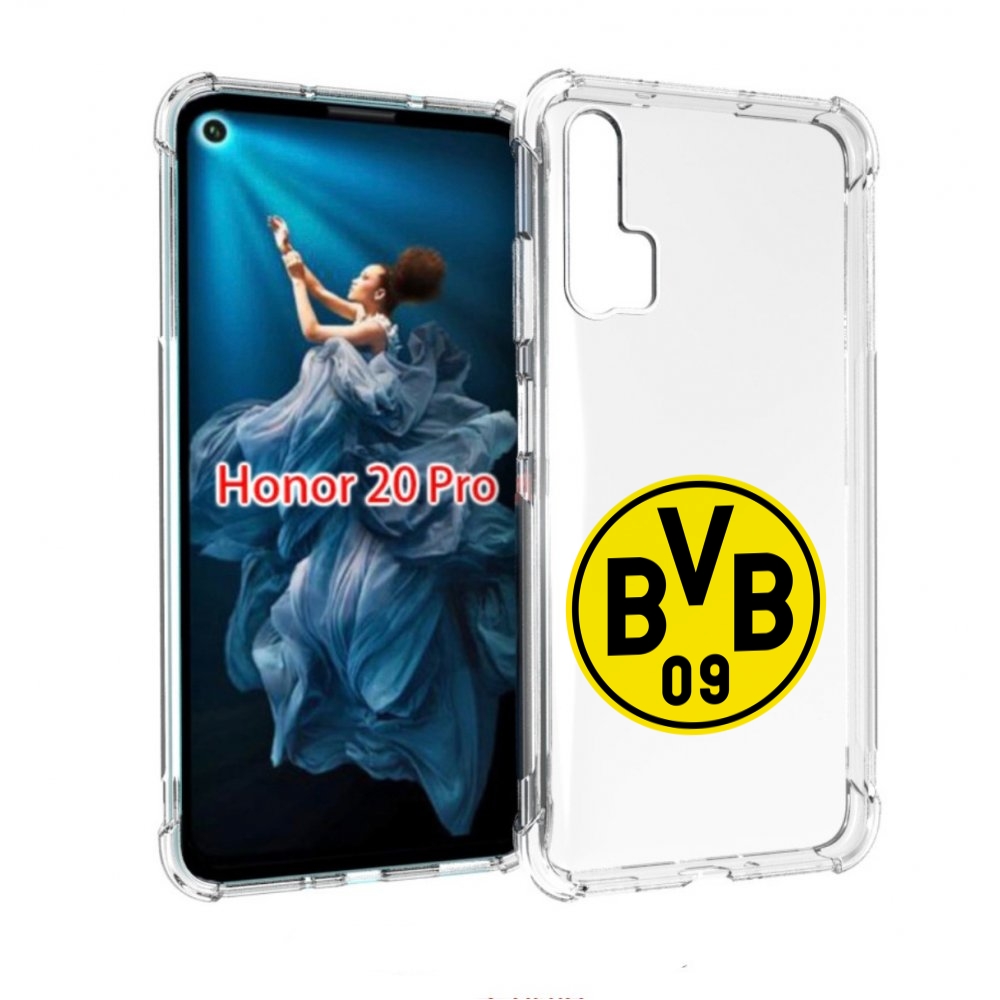 

Чехол бампер MyPads фк-боруссия для Honor 20 Pro противоударный, Прозрачный, Tocco