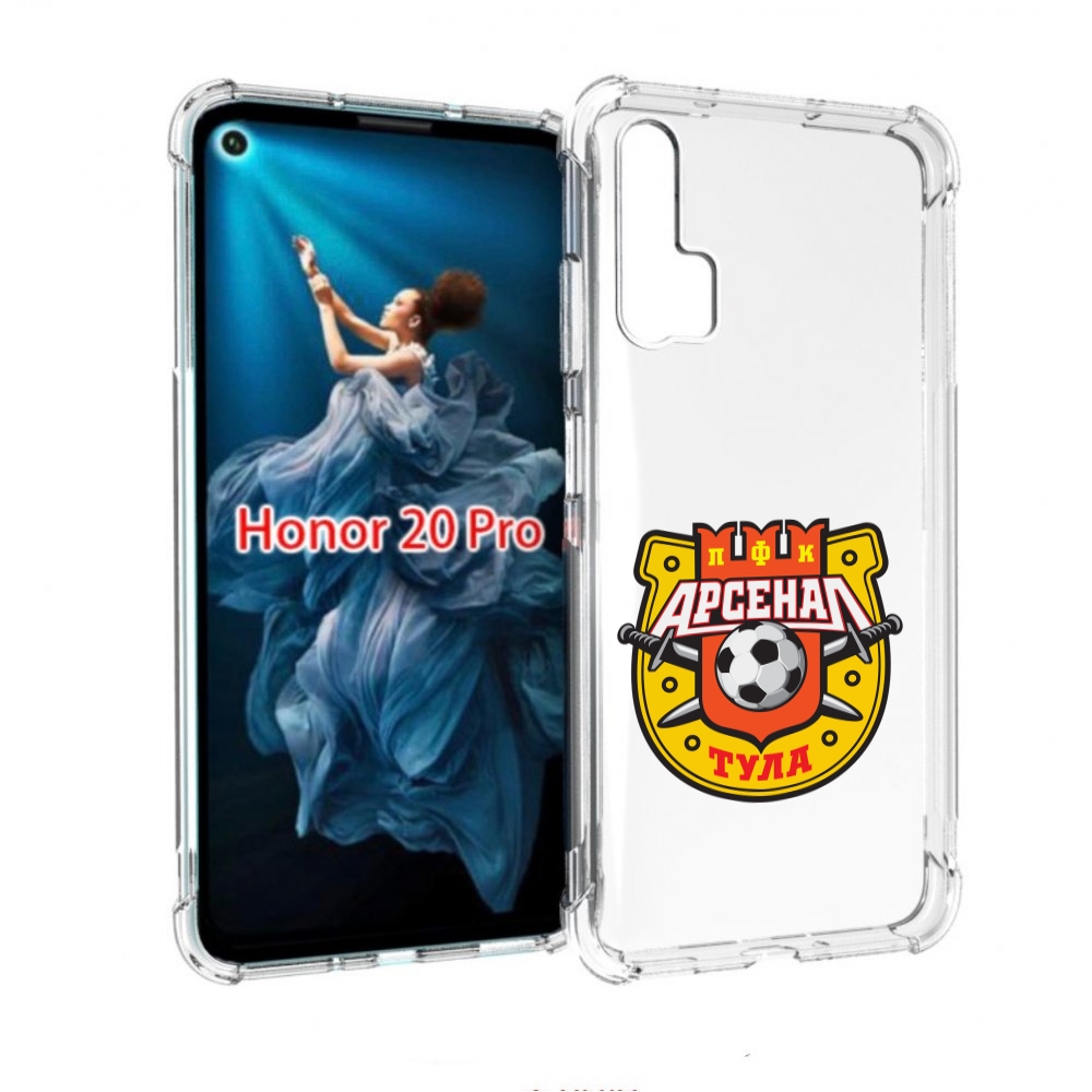 

Чехол бампер MyPads фк-арсенал-тула-2 для Honor 20 Pro противоуд, Прозрачный, Tocco