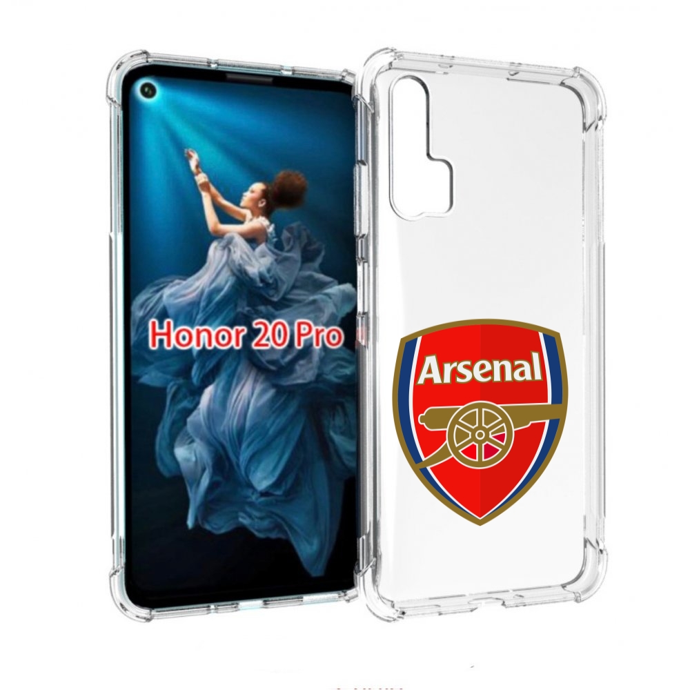 

Чехол бампер MyPads фк-арсенал-2 для Honor 20 Pro противоударный, Прозрачный, Tocco