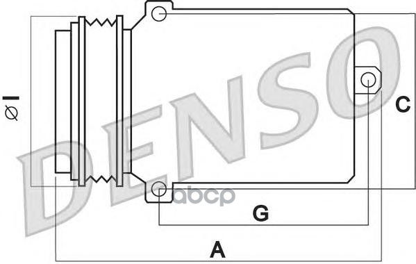 фото Компрессор кондиционера denso dcp02007