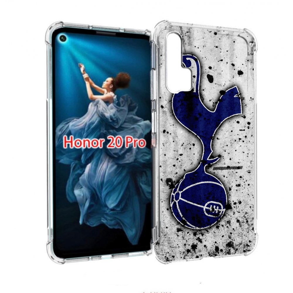 

Чехол бампер MyPads фк тоттенхэм лондон для Honor 20 Pro противо, Прозрачный, Tocco