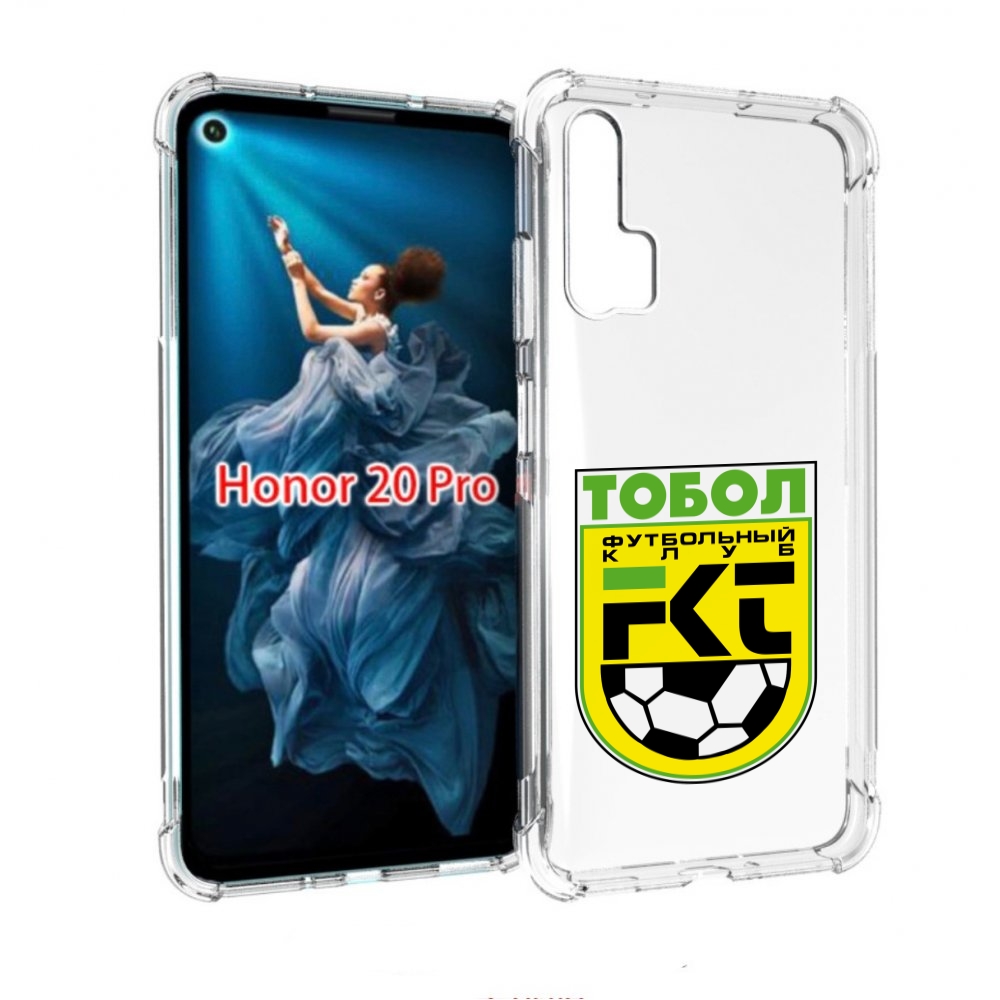 

Чехол бампер MyPads фк тобол мужской для Honor 20 Pro противоуда, Прозрачный, Tocco