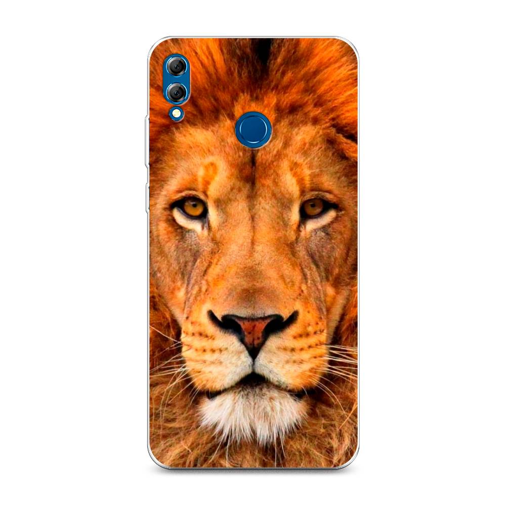 

Чехол на Honor 8X Max "Благородный лев", Оранжевый, 66550-1