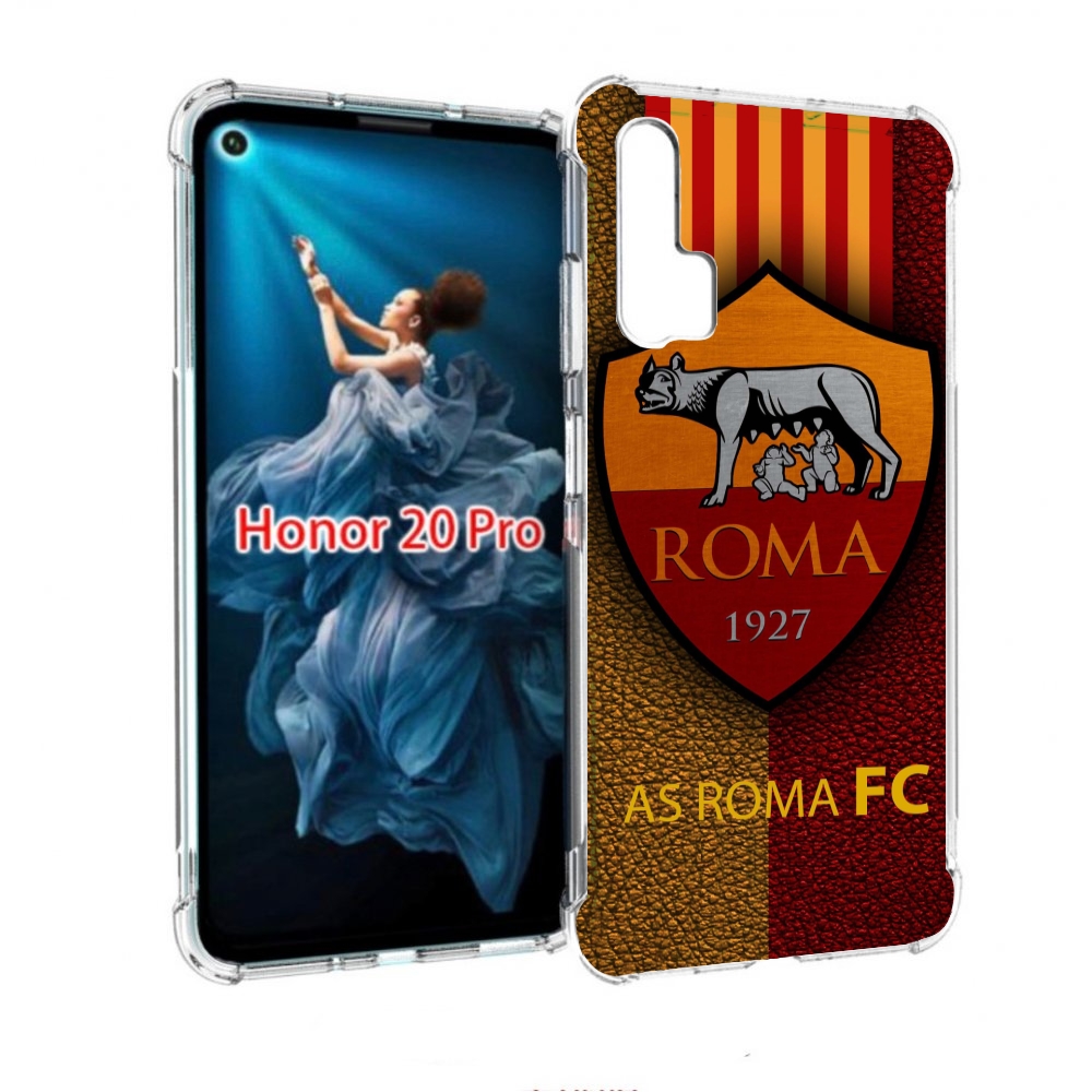 

Чехол бампер MyPads фк рома для Honor 20 Pro противоударный, Прозрачный, Tocco