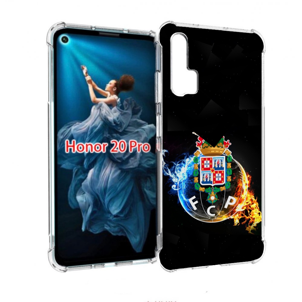 

Чехол бампер MyPads фк порту для Honor 20 Pro противоударный, Прозрачный, Tocco