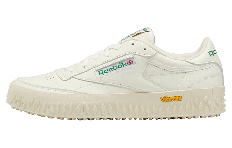 

Кеды унисекс Reebok Club C Vibram белые 38.5 EU, Белый, Club C Vibram