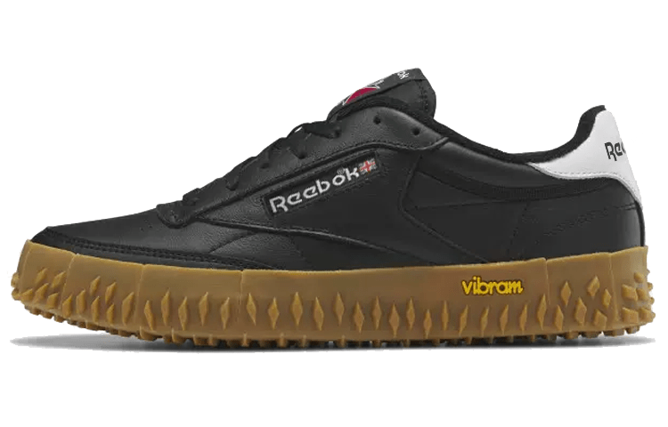 

Кеды унисекс Reebok Club C Vibram черные 37.5 EU, Черный, Club C Vibram