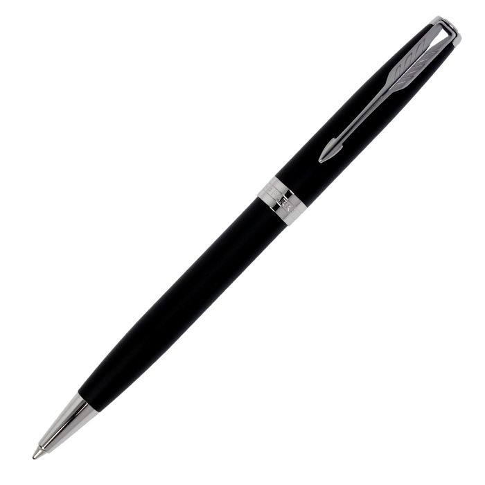 

Ручка шариковая Parker Sonnet Core Matte Black CT M, корпус чёрный матовый/ хром, чёрные ч