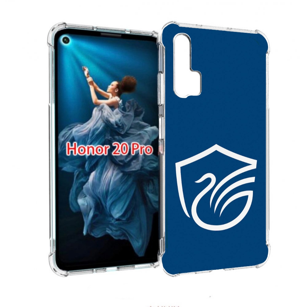 

Чехол бампер MyPads фк олимп долгопрудныи мужской для Honor 20, Прозрачный, Tocco