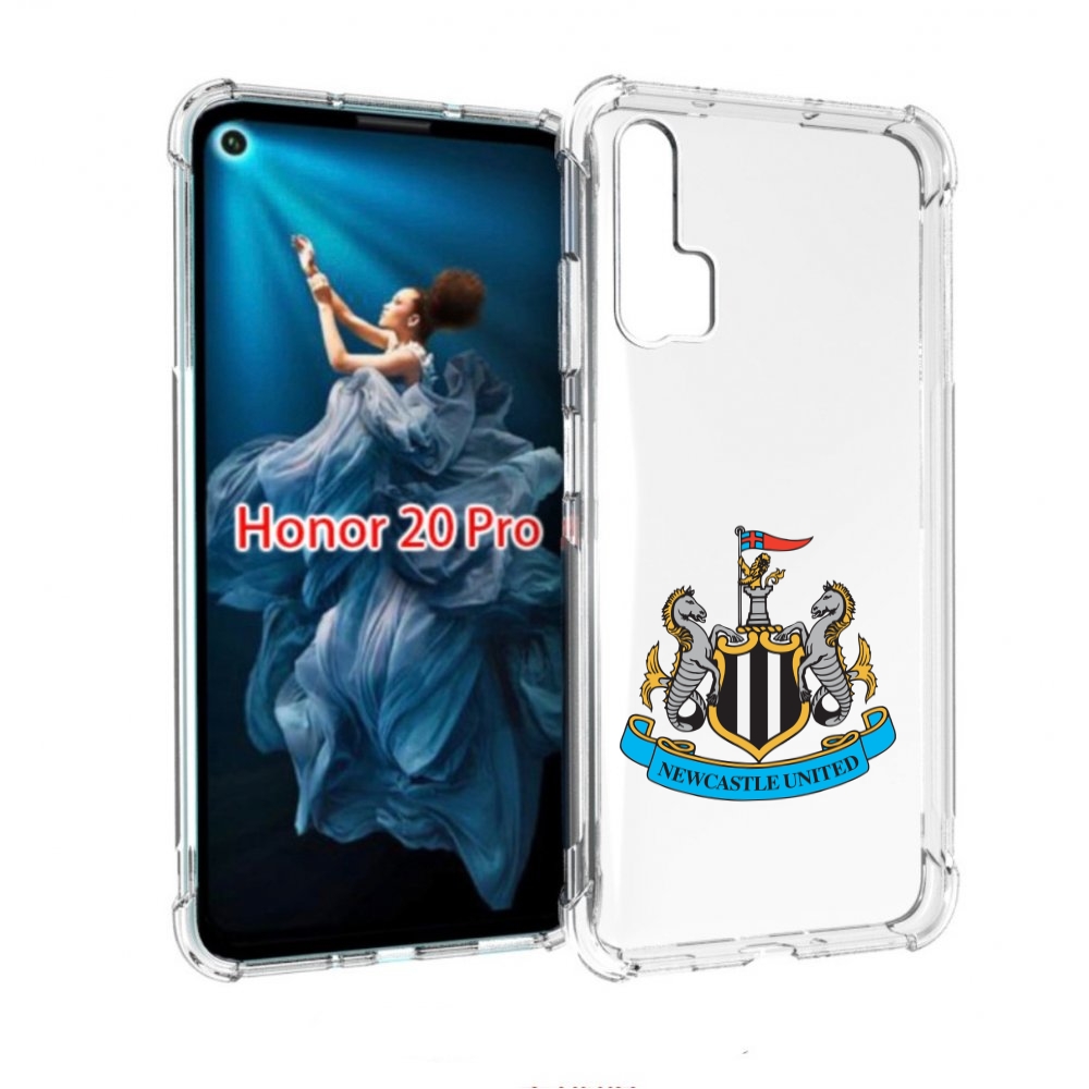 

Чехол бампер MyPads фк ньюкасл для Honor 20 Pro противоударный, Прозрачный, Tocco