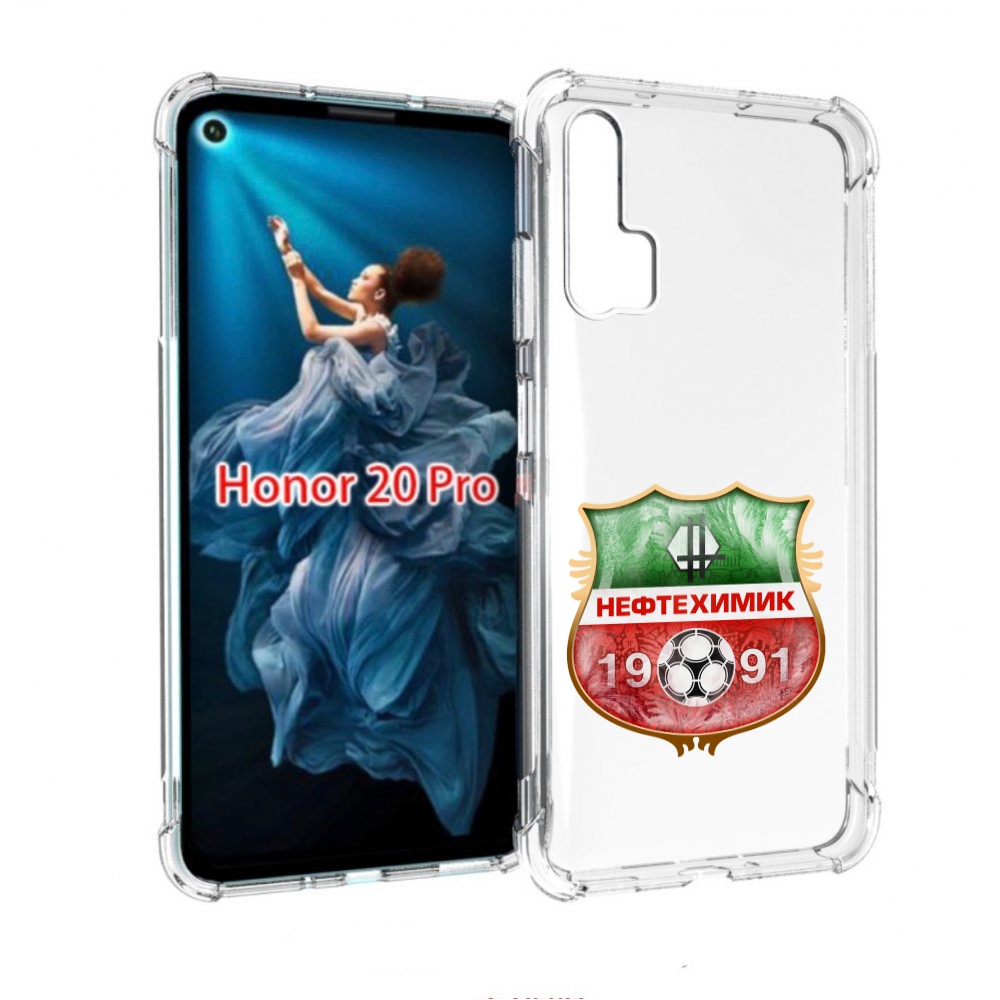 

Чехол бампер MyPads фк нефтехимик нижнекамск для Honor 20 Pro пр, Прозрачный, Tocco