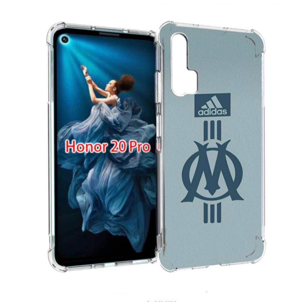 

Чехол бампер MyPads фк марсель для Honor 20 Pro противоударный, Прозрачный, Tocco