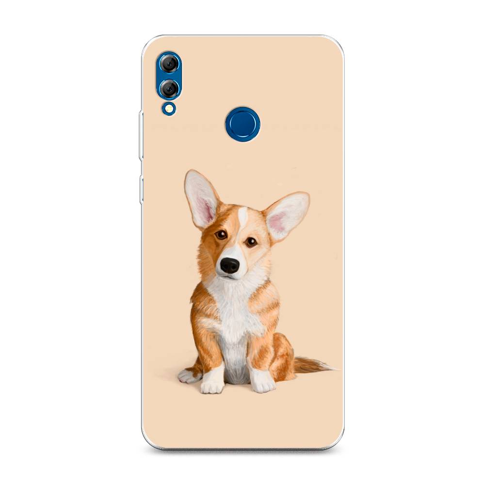

Чехол на Honor 8X Max "Грустный Корги", Коричневый;бежевый, 66550-1