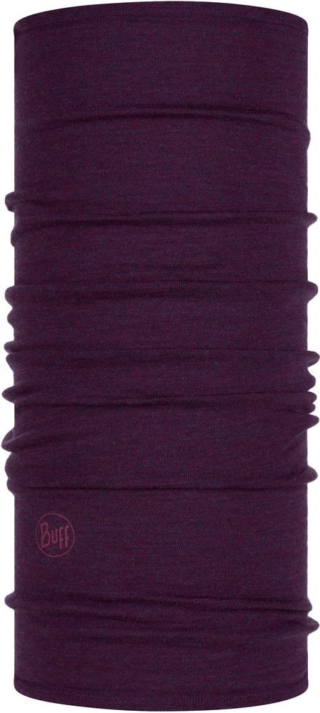 фото Шарф-труба buff midweight merino wool, purplish melange, one size