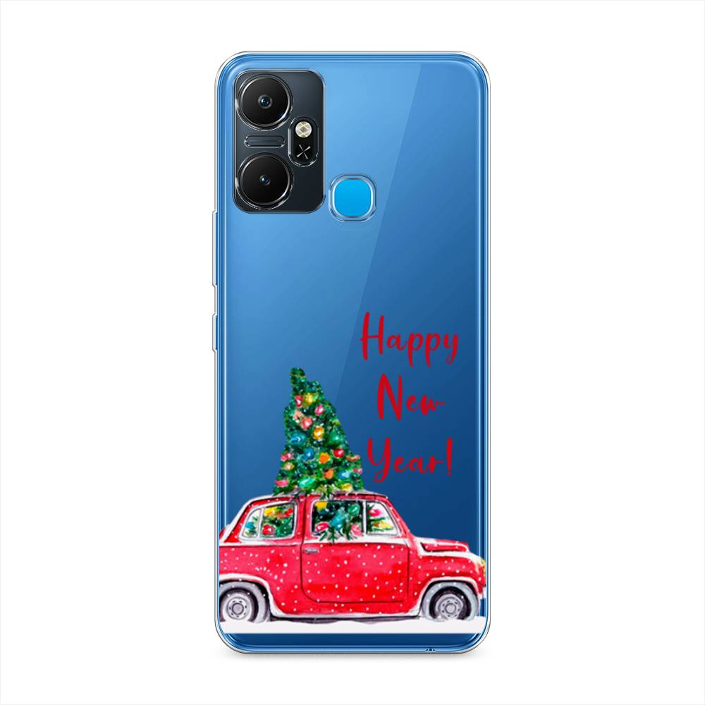 

Чехол для Infinix Smart 6 Plus "Happy New Year", Красный;зеленый, 3102350-5