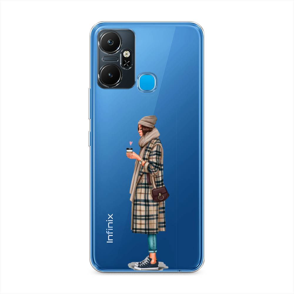 

Чехол для Infinix Smart 6 Plus "Утренний кофе", Коричневый;бежевый, 3102350-6