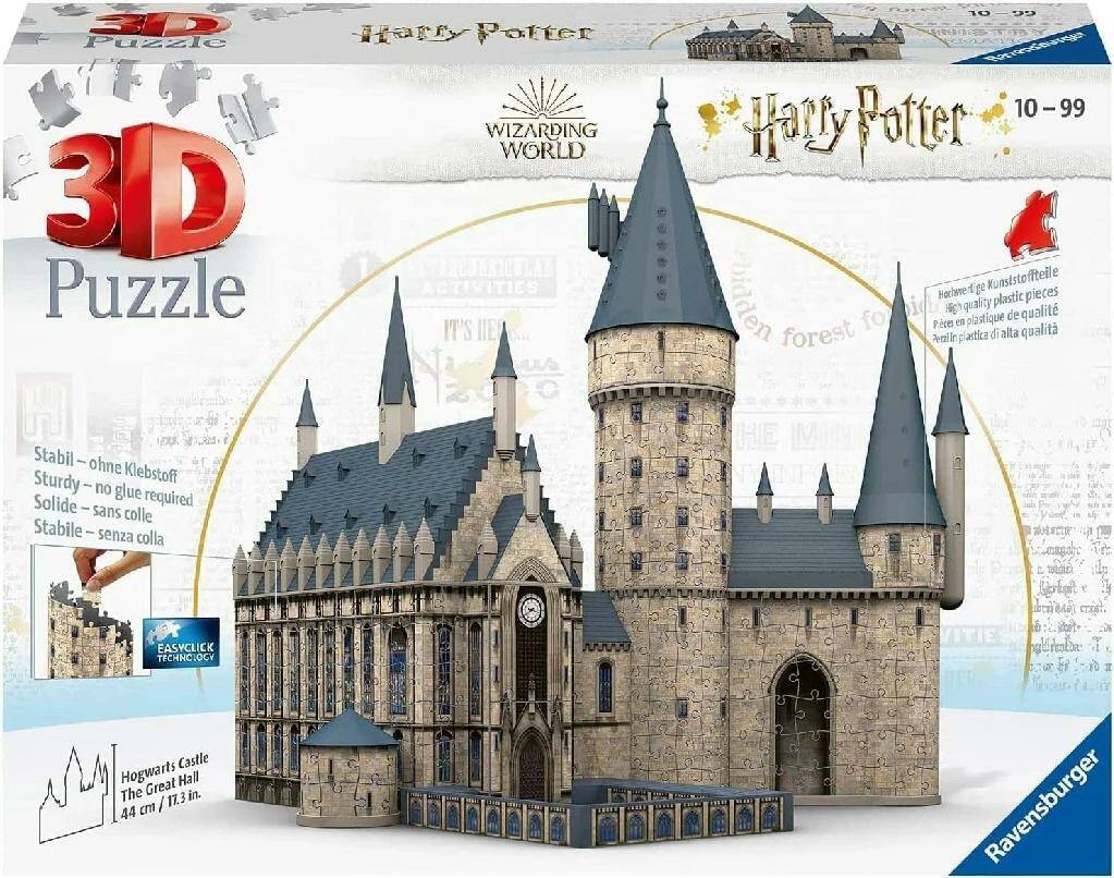 

Ravensburger. Пазл карт. 3D 540 "Гарри Поттер Замок Хогвартс Большой Зал" арт.11259