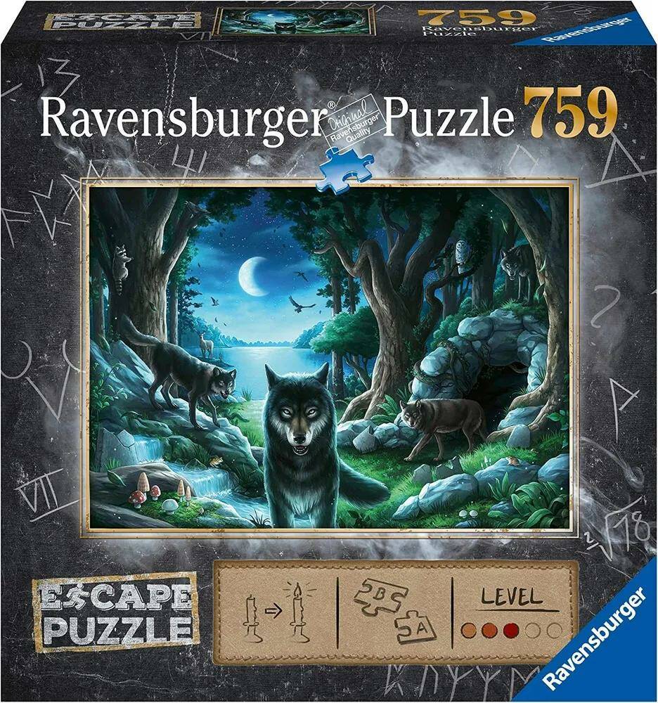 Ravensburger Пазл-квест 759 Проклятие волков арт, 16434