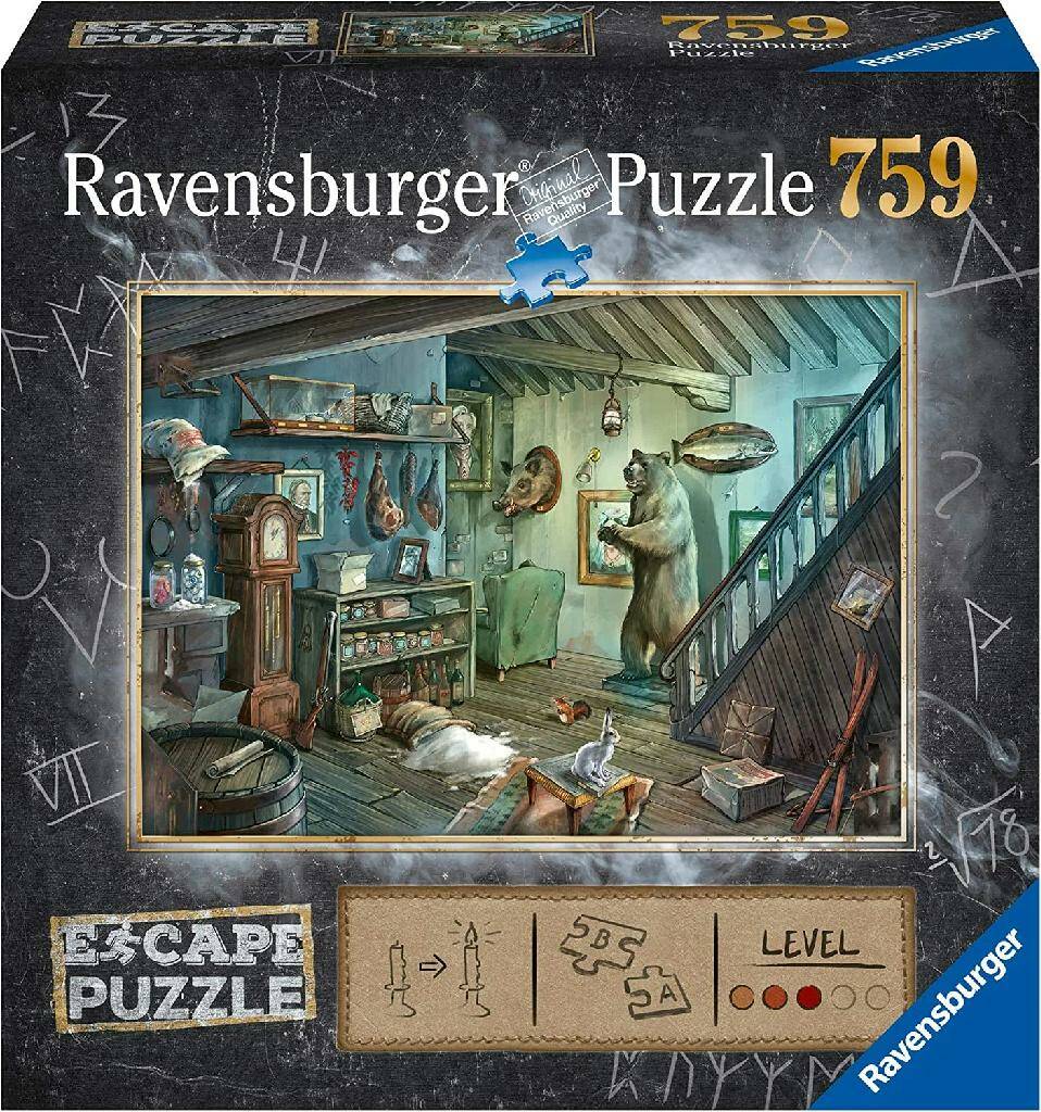 

Ravensburger. Пазл-квест 759 "Запретный подвал" арт.15029